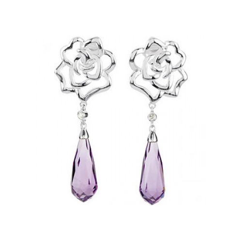 Striking Amethyst Earrings from Ben David Jewelers