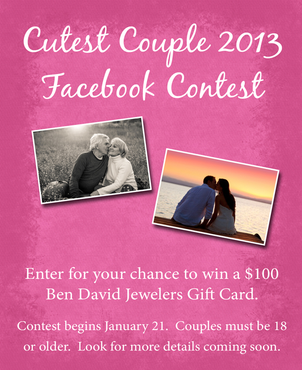 Cutest Couple Rules and Instructions for 2013 Facebook Contest
