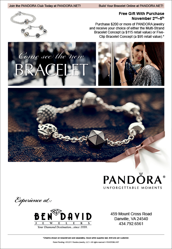 Free Pandora Bracelet - Gift with Purchase