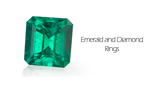 Emerald Diamond Rings from Ben David Jewelers