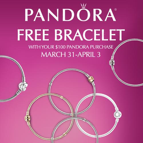 Free Pandora Bracelets Event!