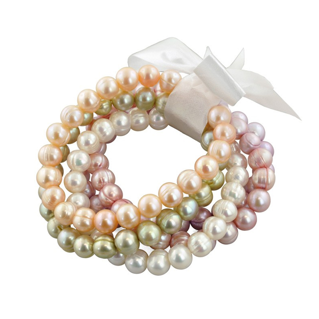 Stretch Pearl Bracelets at Ben David Jewelers