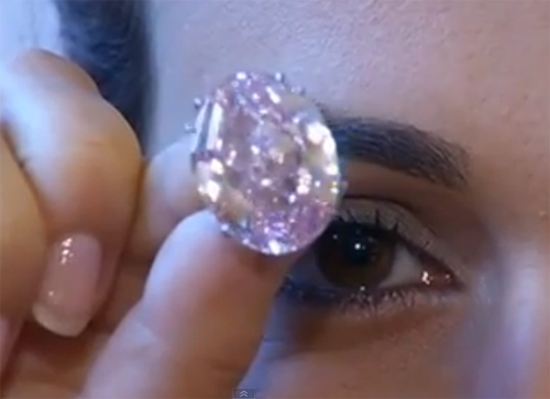Rare Pink Diamond Sold for 83 Million