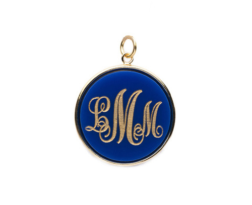 Monogram jewelry