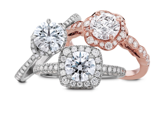 Bridal ring sets and engagement rings from Hearts on Fire