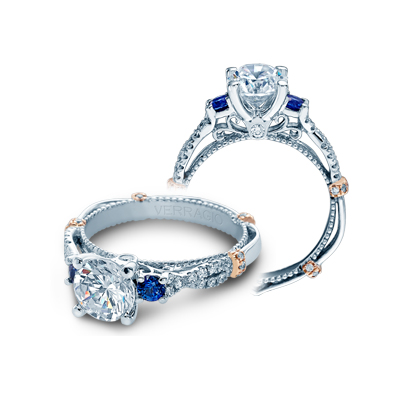 A beautiful ring for the bride, a diamond engagement ring.