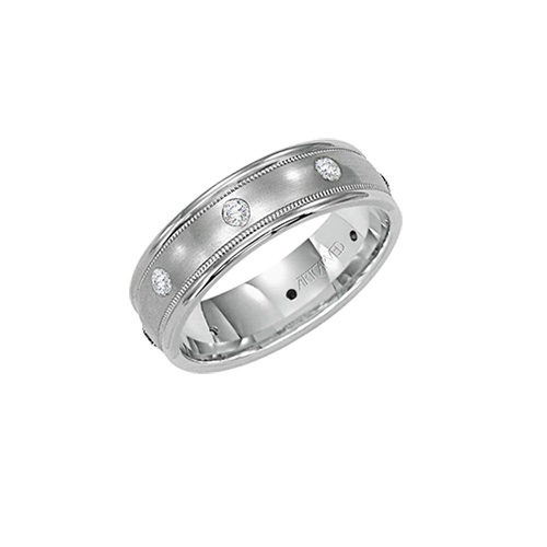 A men's diamond ring from ArtCarved