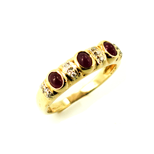 Estate jewelry cabachon ruby ring