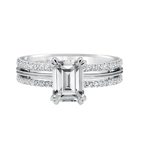 Diamond cuts are sometimes in the emerald cut.