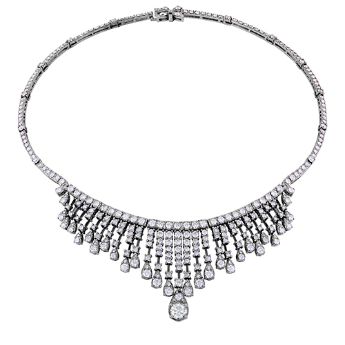 A Beautiful 18.25 carat diamond necklace.