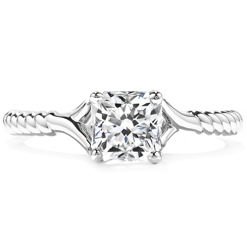 Marriage proposal engagement ring from Hearts on Fire's famous designs.