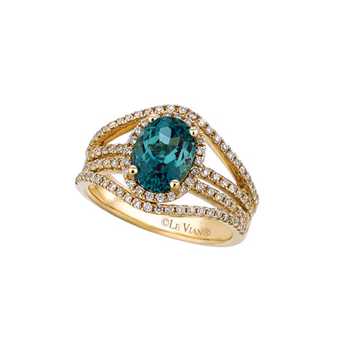 When emerald engagement rings are hard to find, use LeVian Green Diamonds instead.