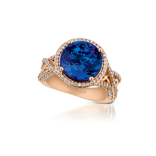 Diamond rings from LeVian Jewelers feature colored diamonds.