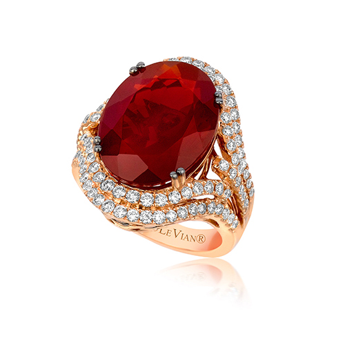 Red diamond rings are as beautiful as pink diamond rings.