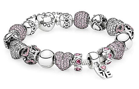 Pandora beaded bracelets.