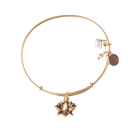 Lotus Blossom Charm designed by Alex and Ani Bracelets.