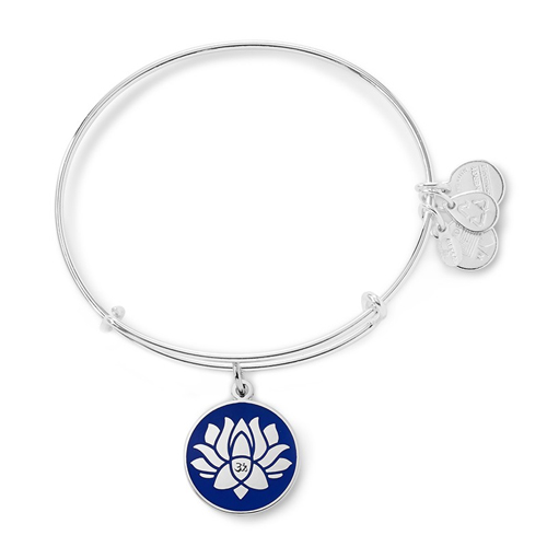 Alex & Ani Lotus Peace Petals Charm Bangle