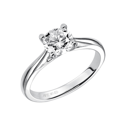 ArtCarved's Lindsay engagement ring for your engagement ring hand.
