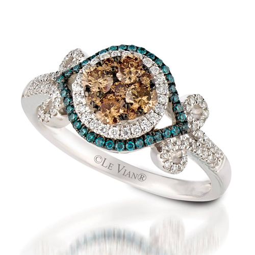 Chocolate Diamond rings are very popular when designed by LeVian Jewelers.