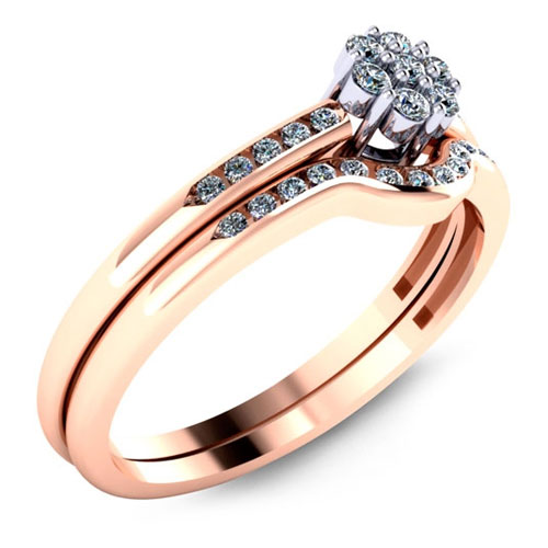 Malo Engagement rings in rose gold are sold by Ben David Jewelers.