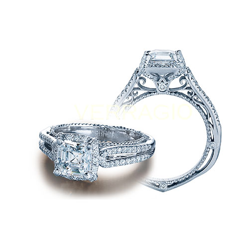 A Venetian Diamond Engagement Ring by Verragio.