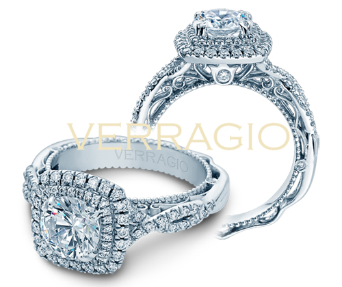 Diamond enagement rings by Verragio.