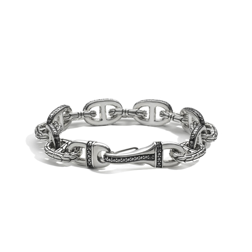 John Hardy men's bracelet design in sterling silver.