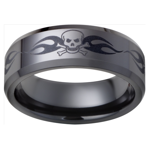 You can get matching skull wedding bands by Jewelry Innovations.