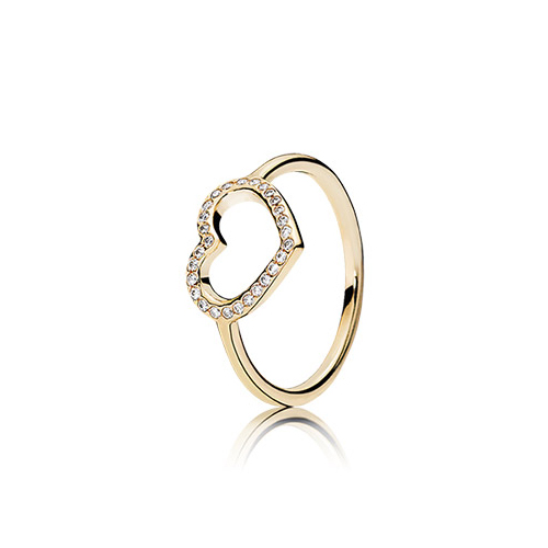 Pandora Ring with Zirconia.