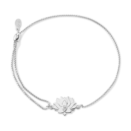 Sterling Silver Lotus Peace Petals Bracelet