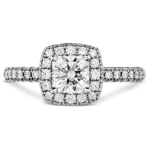 The Dream diamonds by Hearts on Fire are Princess Cut Diamond Engagement Rings.