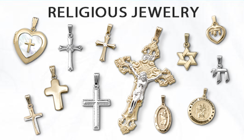 Religious pendants for children.