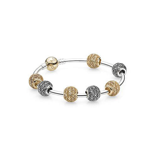 Pandora is a very popular brand of charm bracelets.