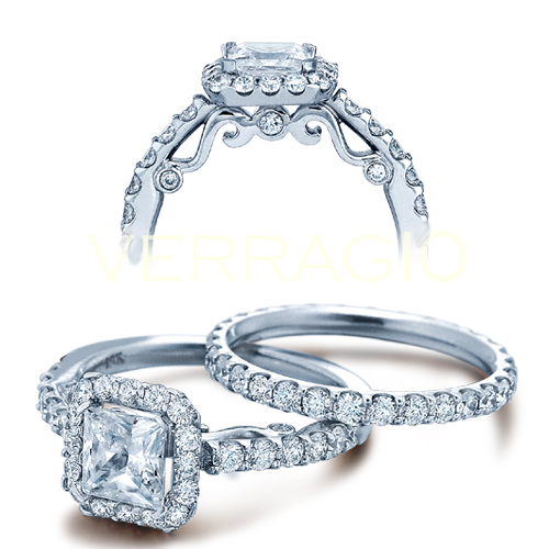 Princess Cut Engagement Rings by Verragio.