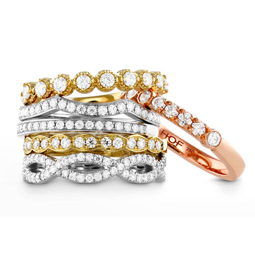 Hearts on Fire makes a variety of gold colored rings.