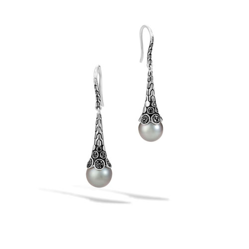 Beautiful pearl earrings designed by John Hardy.