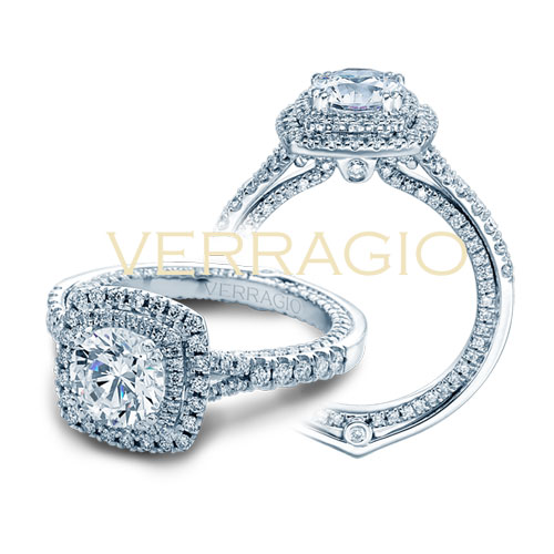 Diamond Engagement ring designed by Verragio