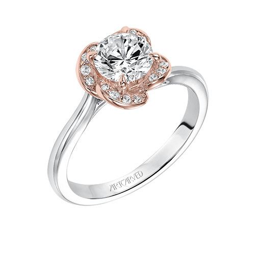 Joesphina is a rose gold engagement ring.