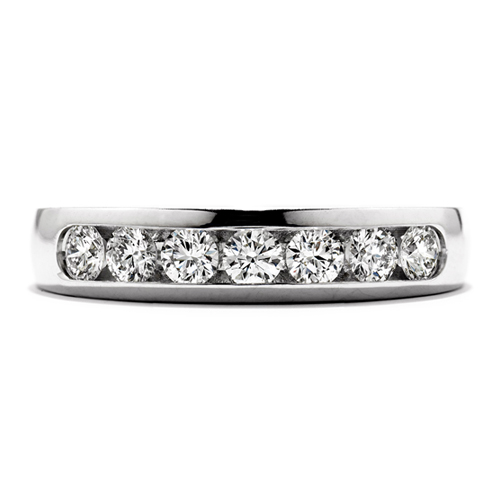 This diamond eternity ring offers many options in the number of carats.