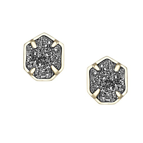 These drusy earrings are studs.