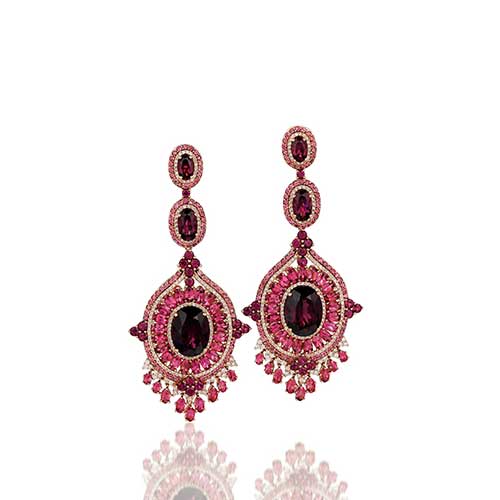 This colored diamond earring pair is LeVian item #SUSH6.