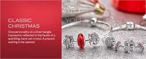 All Pandora Jewelry locations are stocked with Classic Christmas items.