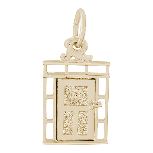 Commemorate purchasing your new home with a door charm in 14K gold.