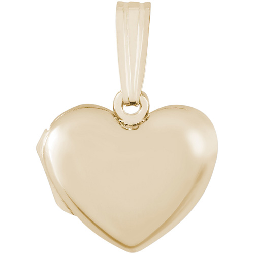 Locket in gold or sterling silver by Rembrandt Charms.