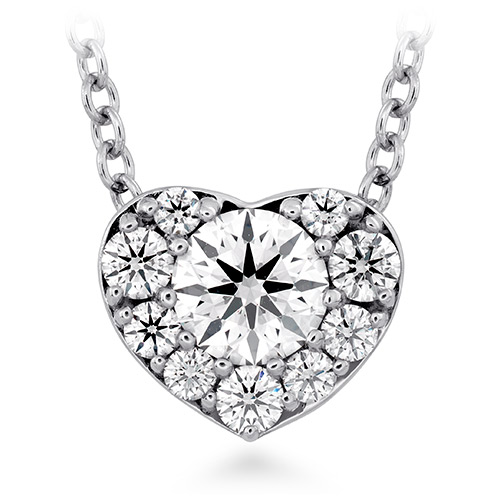 Hearts on Fire created this diamond pendant.