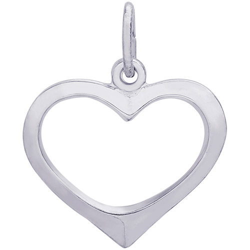 The Heart charm is also available in gold and gold plate.