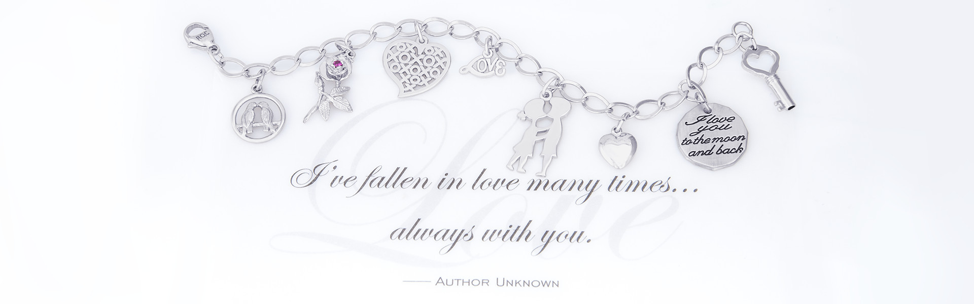 Get her a charm to say "I love you" on Valentine's Day.