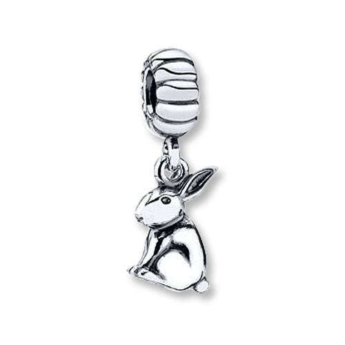 There are two choices of bunnies for Easter charms.