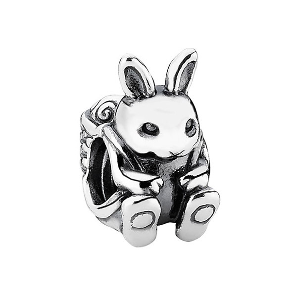 The Easter Bunny charm featured in 2015 Pandora Easter Charms.