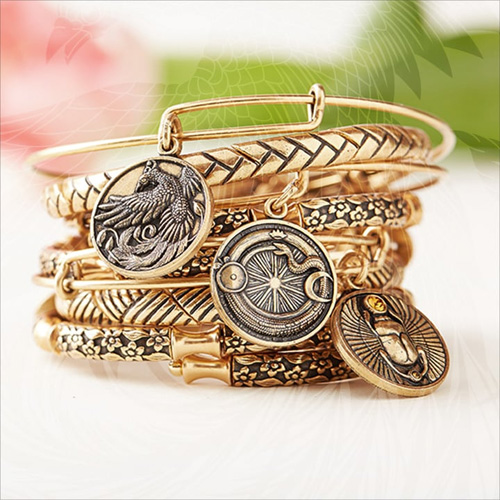 Alex and Ani focus on spiritually based jewelry for many of their collections.